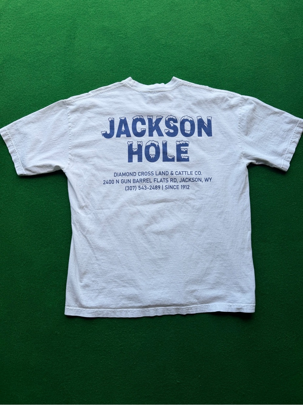 Men’s XL Limited Edition Diamond Cross Ranch Jackson Hole Graphic T Shirt